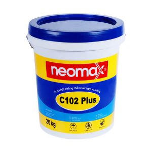 Neomax C102 Plus là hợp chất được tổng hợp từ polyme một thành phần, được sử dụng kết hợp với xi măng tạo thành hỗn hợp dạng lỏng