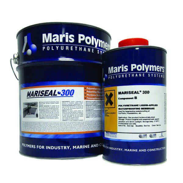 MARISEAL 300 là màng chống thấm và bảo vệ thi công dạng lỏng, không dung môi, nhựa cứng, thi công và đóng rắn nguội, gốc polyurethane hai thành phần