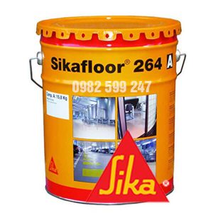 Sikafloor 264 RAL 6011/ 7032 / 7035 là sản phẩm gốc nhựa Epoxy 2 thành phần, không dung môi và kinh tế.Dùng để sơn lót sàn bê tông và lớp vữa trát hay sơn hoàn thiện cho sàn nhám