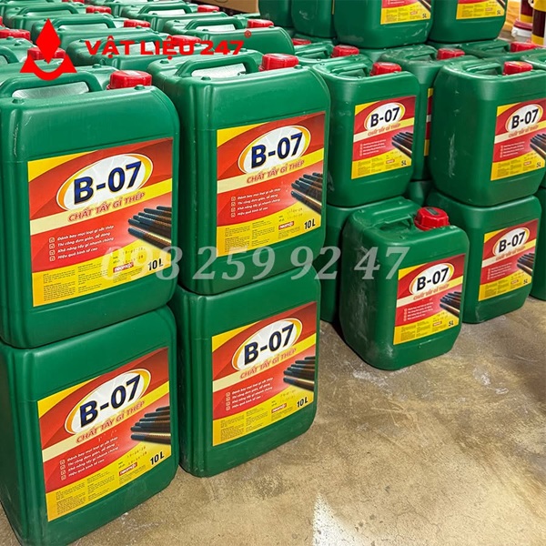 dung dịch tẩy rỉ kim loại